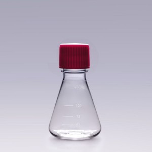 වාතාශ්‍රය සහිත තොප්පිය සහිත Erlenmeyer Flask